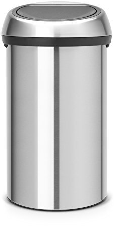 Brabantia Touch Bin Poubelle - Inox Acier Mat - 60L