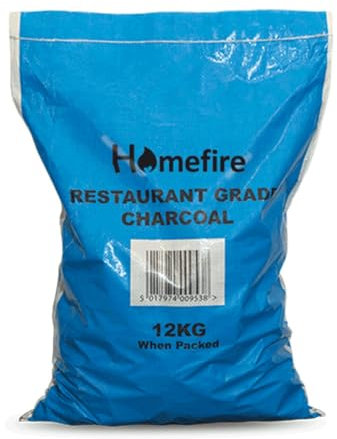 Homefire Premium Restaurant Grade Charcoal, Excellent for Grilling and BBQs, 12 kg (Pack of 1)