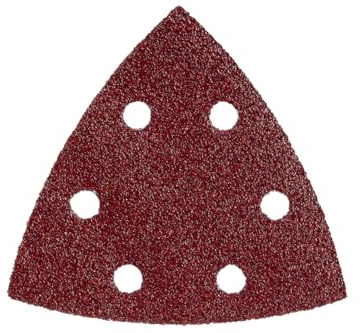 Metabo 25 Haftschleifblätter 93x93 mm ,P 120, Serie professional, für Holz und Metall, für Dreieckschleifer (624984000) Abmessungen: 93 x 93 mm, Körnung: P 120 , Verkaufseinheit: 25