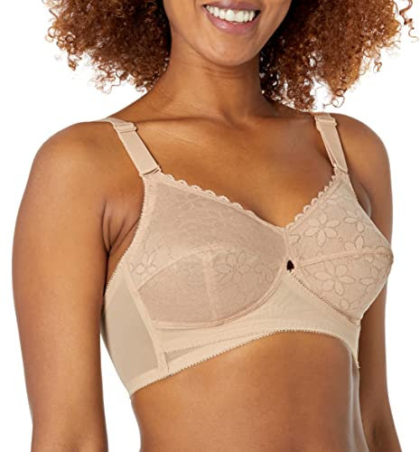 Berlei Pretty Polly Women's Classic Full Cup Bra Coverage, Opaque, Beige (Nude), 40C