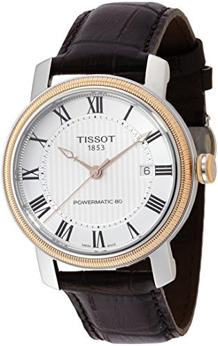 Tissot Herren-Uhren Analog Automatik One Size Leder 86472872