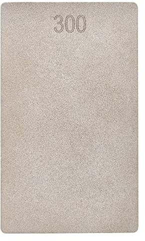 Trend 3-Inch Double-Sided Diamond Sharpening Stone, 180 & 300 Grit, Credit Card Sized Honing Stone with Storage Wallet, DWS/CC/CX