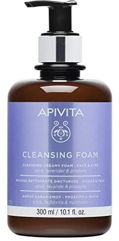 Apivita Foam Cleanser Face & Eye LIMITED EDITION with Olive & Lavender 300ml