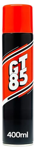 GT85 Spray 400ml: Lubricates, Cleans & Protects Metal/Composite, Rust Defense, Stuck Parts Ease, Shine Restore, Squeak Eliminate, Moisture Disperse,packaging may vary