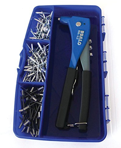 Bralo 02BM00453 - Remachadora manual, color azul