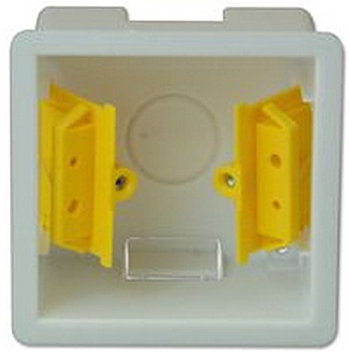 Appleby 1-Gang-Hohlwanddose (Trockenbau) für Lichtschalter etc., 47 mm - EA Electrical Appleby, Material:Kunststoff, Elektro-Einbaudose-Montage:Trockenbau / Wand, Innentiefe:47 mm, Anzahl der Gänge:1