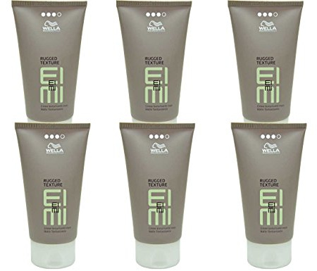 6x Wella EIMI RUGGED TEXTURE Mattierende Modelliercreme - 75ml