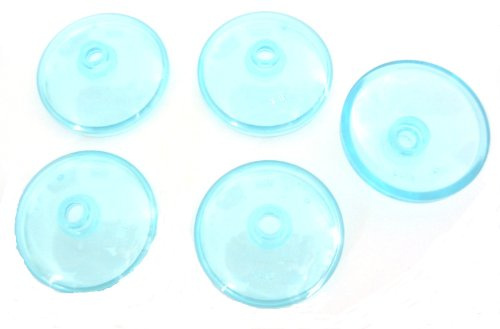 LEGO Star Wars – 5 rares Sat/Radar Bol avec Picots 3 x 3 en Bleu Clair Transparent – Cycle Disque Plaque Dish