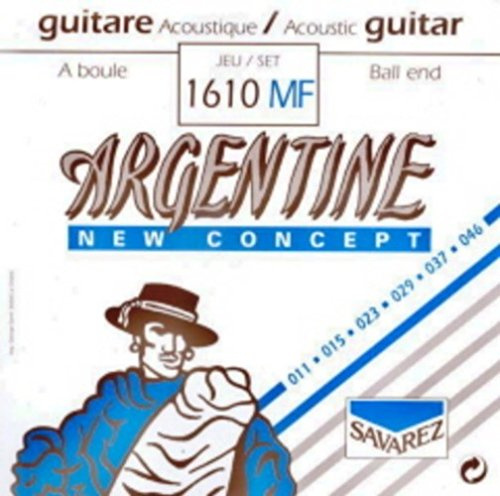 CUERDAS GUITARRA ACUSTICA - Savarez (1610/MF) Argentine/Lite (Juego Completo 011/046B)