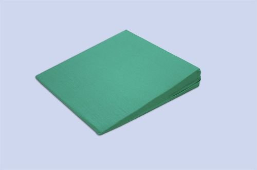 Theraline Das Sitzkeilkissen inkl. Bezug ca. 38 cm x 38 cm x 7/1 cm, Motiv 15 Köper grün
