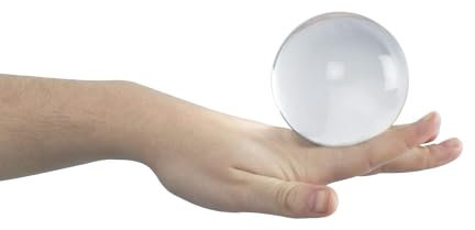 Juggle Dream Acryl Kontakt Jonglierball (75 mm), Kristall Kontaktkugel, Jonglierbälle für Kontaktjonglage