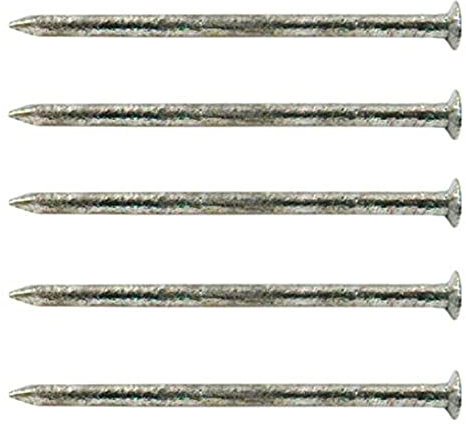 Merriway BH03753 (500 gm) Galvanised Round Wire Nail, 75mm (3 inch) - Pack of 500 gm