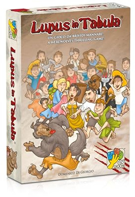 dV Giochi Lupus in Tabula, Colore Rosso, DVG9200 8 a 24 giocatori