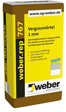 weber.rep 767, 25kg - Vergussmörtel 1 mm