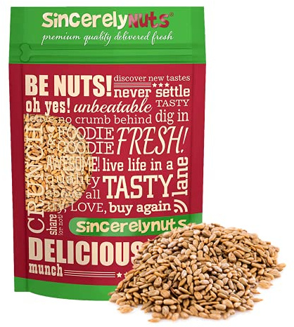 Sincerely Nuts Sunflower Seeds Roasted and Salted, Hulled | No Shell, Gluten-Free Snack, Vegan, and Kosher Certified, 2LB Bag