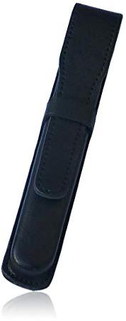 SONNENLEDER - hochwertiges Stecketui HANDKE Farbe: Schwarz *Echtes Leder*