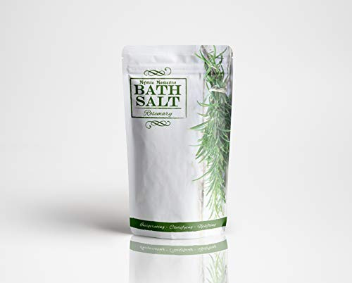 Mystic Moments | Rosmarin-Badesalz | 250g | Rosmarinöl und mineralreiches Kristallsalz für erfrischende Bade- und Spa-Rezepte.