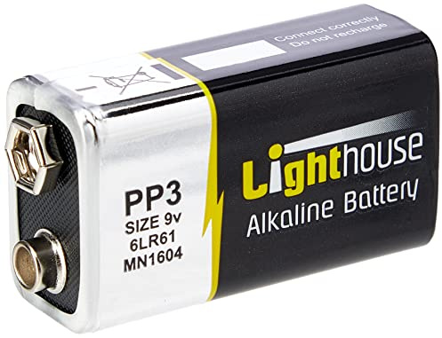 Lighthouse Torches L/HBAT9V PP3 Alkaline Battery 9V
