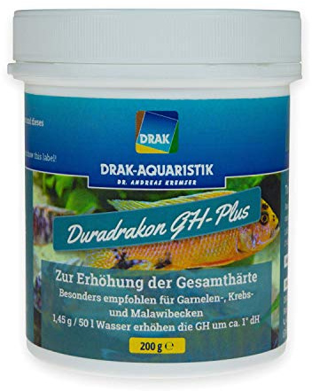DRAK-Aquaristik Duradrakon GH-Plus Aufhärtesalz-Mischung 200 g Dose