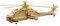 Pebaro Siva Toys866/2 Holzbausatz 3D Puzzle Apache, 37 x 23, Holz