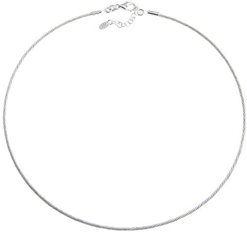 Silberketten Store Fashion Omega Halsreifen 1,7mm - Länge 40cm - echt 925 Silber