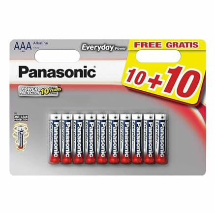 Panasonic Multipack 10+10 AAA LR03 Everyday Power Alkaline Batteries