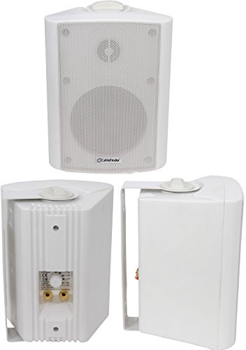 QUALITY 4 70W White Background HiFi Speaker *100V & 8ohm* Wall Mount Bookshelf