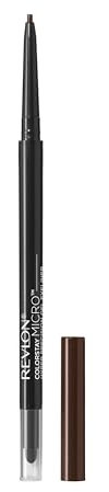 Revlon Color Stay Pencil Eyeliner with Built-in Sharpener, Waterproof, Smudgeproof, Longwearing Eye Makeup with Ultra-Fine Tip, N2, Brown, 1 Count (Pack of 1)