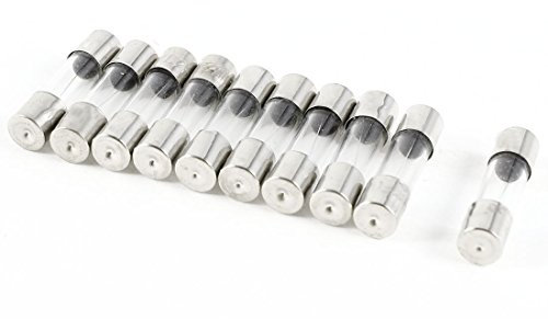 Copapa Fusibles de vidrio de 2 A, fusibles de acción rápida, 50 unidades, 5 x 20 mm, 250 V (2 amperios)