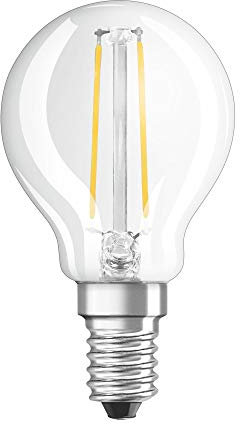 OSRAM Ampoule LED | Culot: E14 | Blanc chaud | 2700 K | 1,50 W | équivalent à 15 W | clair | LED Retrofit CLASSIC P