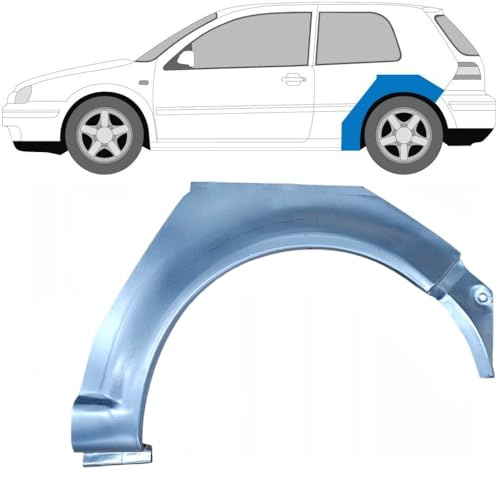 Reparaturblech Kotflügel hinten für Volkswagen Golf 4 1997-2006 / Links