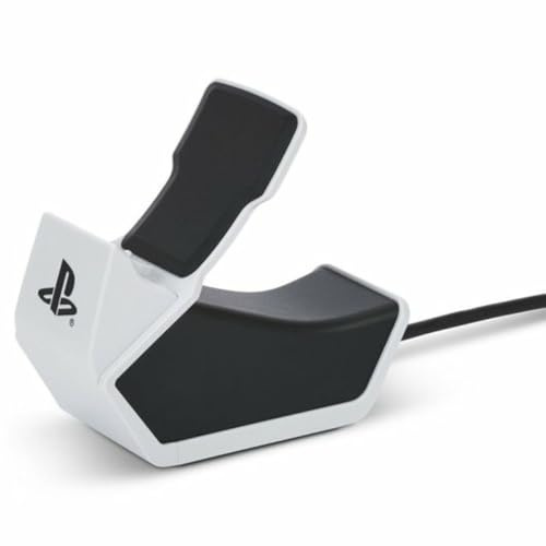 Station de rechargement PowerA Solo pour manette de jeu sans fil DualSense – Blanc, recharge de manette DualSense, recharge, Sony PlayStation, PS5, sous licence officielle