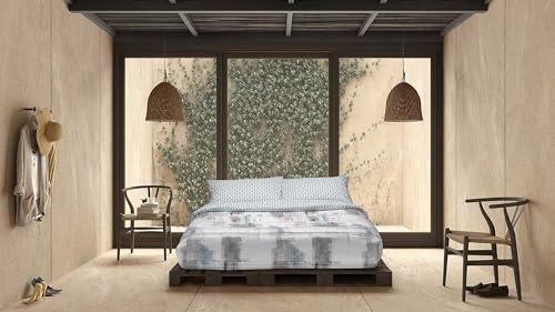 MANTAS MORA - Edredón Estampado Microfibra Tacto Super Suave Relleno 300 Gramos cálido para Invierno P04