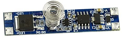 Wlauqueta 1 Stück Smart Intelligent LED Dimmer kapazitiver Sensor 8 A PCBALED Dimmer Touch-Steuerung Schalter