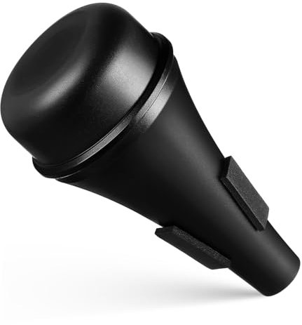 ibasenice Kleiner Aus Kunststoffstahl Posaune Üben Stumm Trompetenteile Trompetenschalldämpfer Zubehör Für Posaune Ersatz Für Trompetendämpfer Kunststoff Stahl Black
