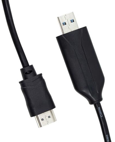 Ukbzxcmws Câble vidéo USB 3.0 1 5 m - Câble adaptateur haute résolution - Prend en charge 1080P/60 Hz - Pour différents appareils