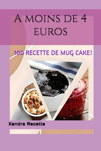A moins de 4 euros: 100 recette de mug cake !