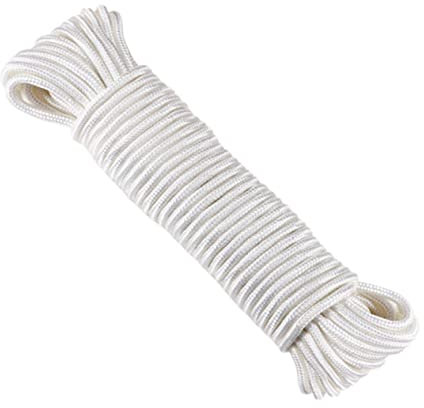FONDOTIN Flagpole Lifting Rope Nylon Braided Weather Resistant Rope for Camping Hanging Clothesline