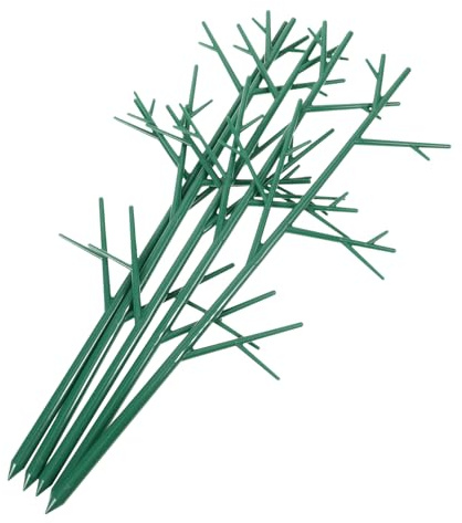 TOYANDONA Treillis pour Plantes Grimpantes 5 Pièces Support pour Plantes en Pot Tuteur De Jardin pour Tiges Droites Cadre De Support pour Plantes Grimpantes Usage Intérieur Et Extérieur