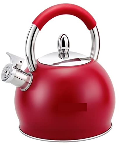 Bouilloire sifflante en acier inoxydable 304 pour cuisinière - Bouilloire sifflante - Bouilloire à eau de 3 l - Bouilloire sifflante - Bouilloire sifflante - Théière - Bleu