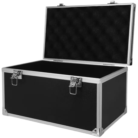 HOMOCONO Estuche Multifuncional De Aluminio para Herramientas y Asa Antideslizante y Diseño Compacto Caja Portátil para Uso Doméstico y Profesional