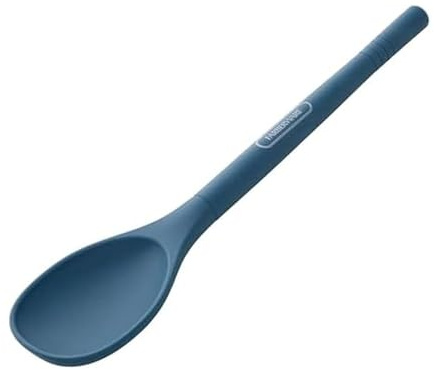 Farberware Professional Silicone Cooking Spoon – Heat Resistant to 450F, Safe for Nonstick Cookware – 11.5 Inch Kitchen Utensil for Stirring, Mixing, Basting, and Serving, Dishwasher Safe