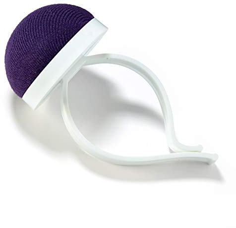 Prym 610294 Armnadelkissen mit Spange pflaumenblau/weiß