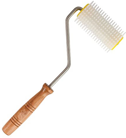 Schwarz menba Honig Extractor uncapping Nadel Roller für Bienenzucht Werkzeug