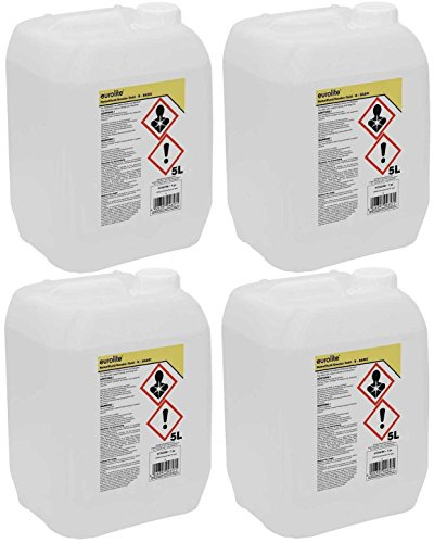 4x 5 L = 20 L Eurolite Smoke Nebel-Fluid, B (Basic) Nebelfluid für Nebelmaschine