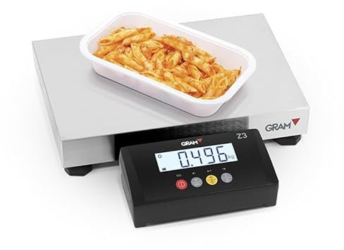 Balance de Cuisine Professionnelle 15 kg - Z3TF1-15 - Gram - - Inox 400x300x102mm