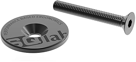 Steuersatz Ahead Cap-Senkkopfschraube, Fahrradzubehör SQlab, Schwarz, 1 1/8