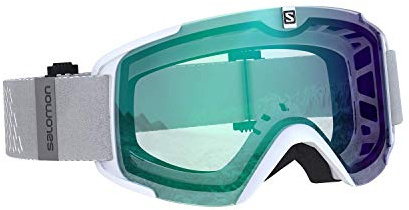 Salomon Unisex Xview Photo Skibrille, für alle Wetterverhältnisse, blaue Photochrome Multilayer-Scheibe (auswechselbar), Airflow System
