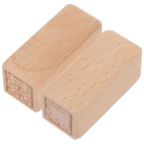Milisten Japanischer Stempel 2 Pcs Gummi Briefmarken Dichtung Pasta Stempel Scrapbooking Abdichtung Stamper Dekorative Tinten Pad für DIY Umschl? Liefert 1 Japanischer Stempel Hanko