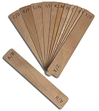 Protected Schallplatten Register Holz Set